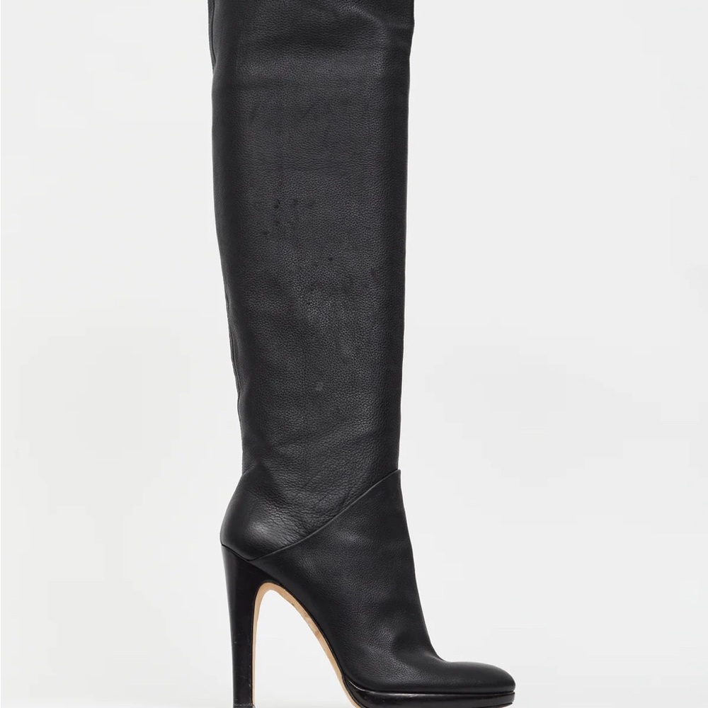 Giuseppe Zanotti Classic Black High Heel Knee Boot